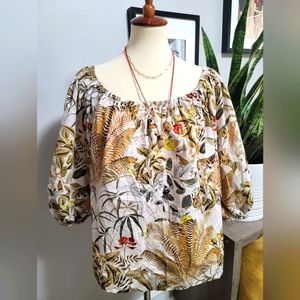 H&M floral blouse